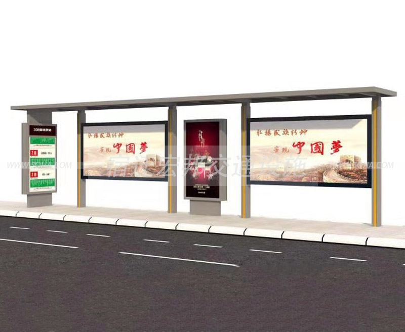 新式候車亭-新款候車亭生產(chǎn)、制作廠家